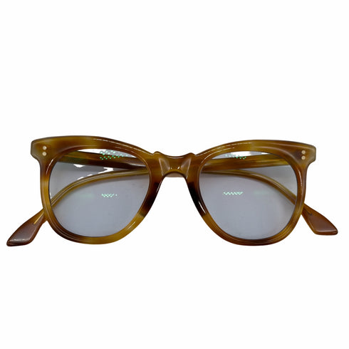 40-50s French Frame セルロイド カシメ 2ドット アイウェア メガネ メンズ
