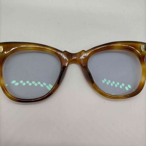 40-50s French Frame セルロイド カシメ 2ドット アイウェア メガネ メンズ
