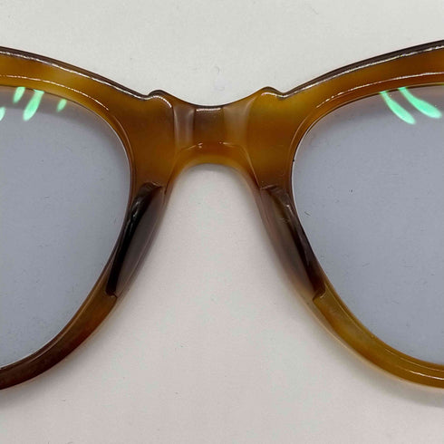 40-50s French Frame セルロイド カシメ 2ドット アイウェア メガネ メンズ