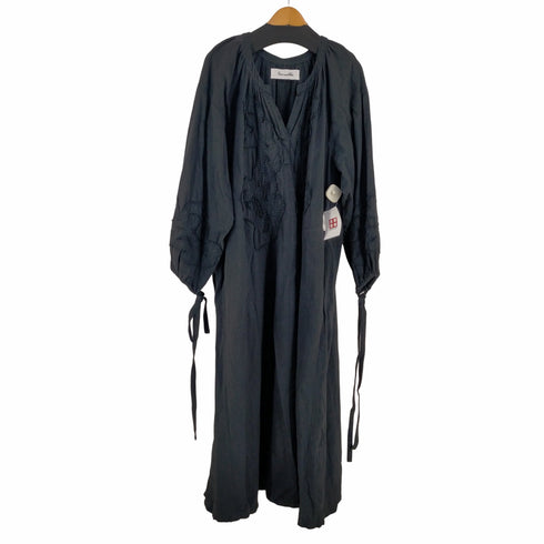 フルギ Sara Mallika COTTON-LINEN PATCH DRESS レディース