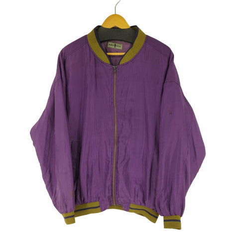 ロバートストック ROBERT STOCK シルク100% ジップアップブルゾン メンズ import:L