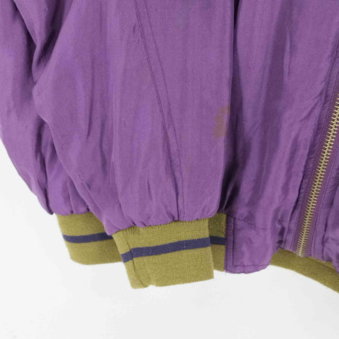 ロバートストック ROBERT STOCK シルク100% ジップアップブルゾン メンズ import:L