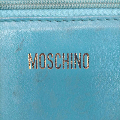 モスキーノ MOSCHINO スタッズレザーショルダーバッグ レディース