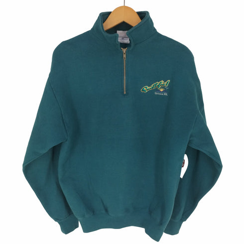 ジャージーズ JERZEES USA製 ハーフジップスウェット メンズ import:M