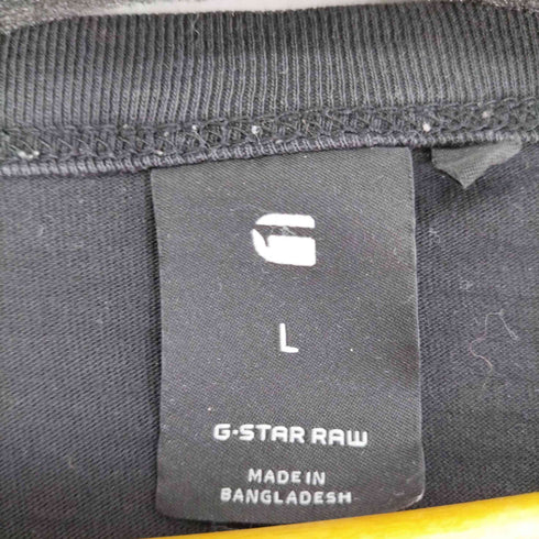 ジースターロー G-STAR RAW ラバープリント S/S Tシャツ メンズ import:L