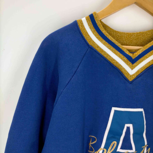 varsity USA製 ラメ切替 プルオーバー レディース