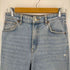 ザラ ZARA WIDE-LEG FULL-LENGTH RIPPED JEANS レディース 36