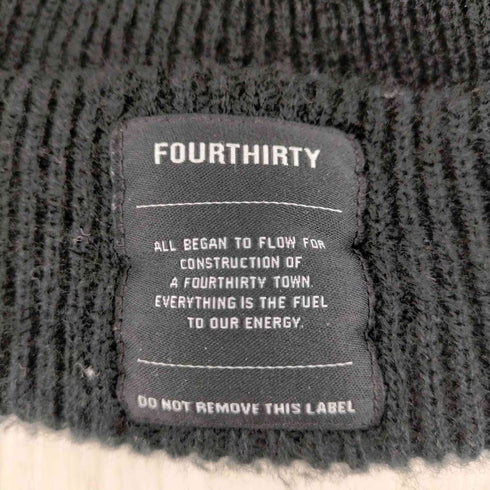 フォーサーティー fourthirty ピンズ ニット帽 メンズ