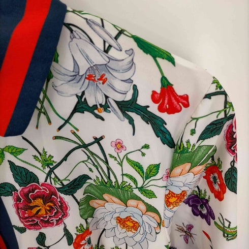 フルギ xingchenk aiyi 花柄 ロングシャツワンピース レディース JPN:M