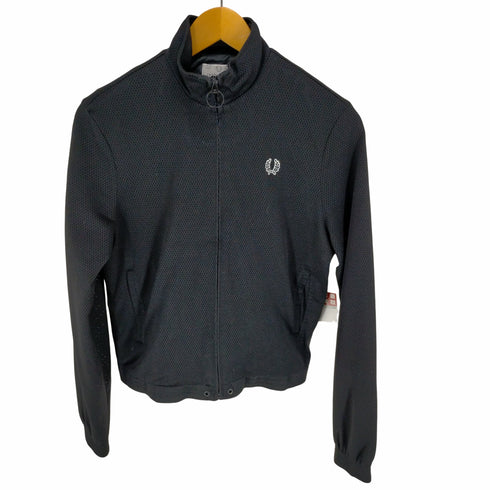 フレッドペリー FRED PERRY 月桂樹刺繍メッシュトラックジャケット レディース US:40