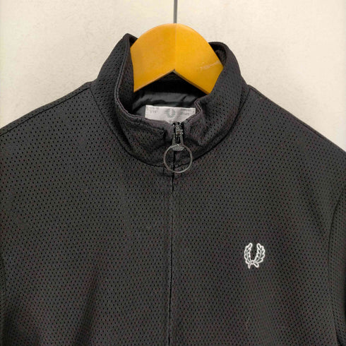 フレッドペリー FRED PERRY 月桂樹刺繍メッシュトラックジャケット レディース US:40