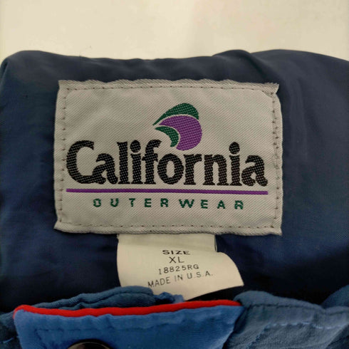 california OUTERWEAR 90S MADE IN USA 企業ロゴ刺繍セーリングジャケット メンズ JPN:XL
