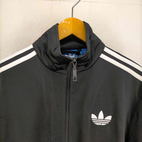 アディダス adidas トレフォイルロゴサイドラインハイネックトラックジャケット メンズ JPN:L
