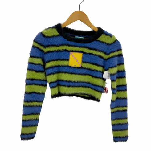 unif クロップド シャギーニット レディース JPN:S