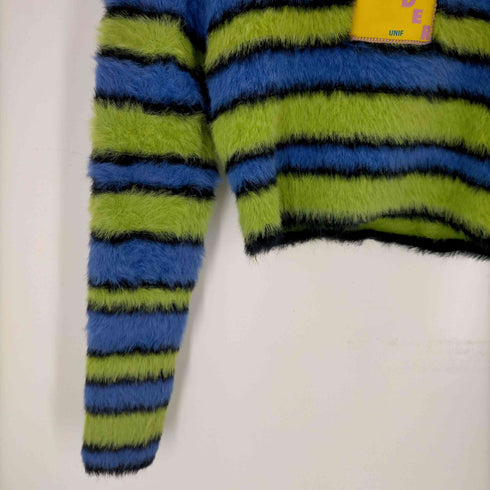 unif クロップド シャギーニット レディース JPN:S