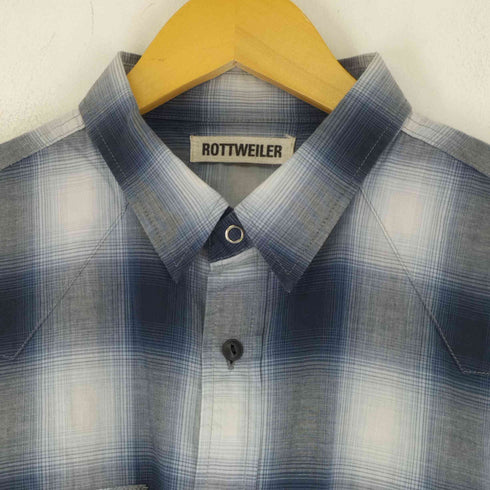 ロットワイラー ROTTWEILER オンブレチェック S/S シャツ メンズ JPN:M