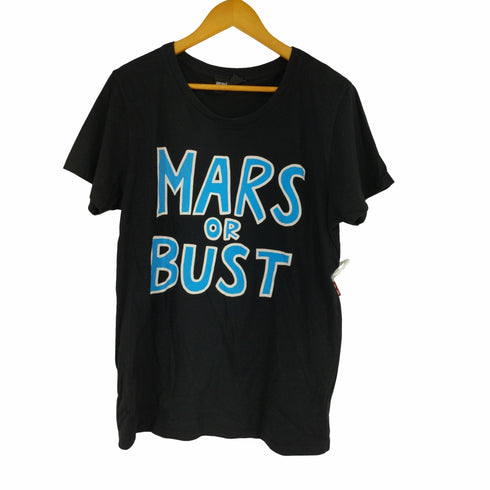 ジェレミースコット JEREMY SCOTT 14SS コレクションアイテム フロントプリントTシャツ MARS OR DUST メンズ import:M