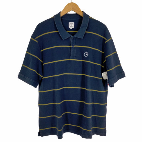 ポーラースケートカンパニー POLAR SKATE CO. SERGE POLO SHIRT ボーダー柄ポロシャツ メンズ JPN:XL