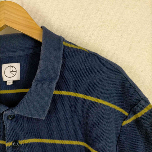ポーラースケートカンパニー POLAR SKATE CO. SERGE POLO SHIRT ボーダー柄ポロシャツ メンズ JPN:XL