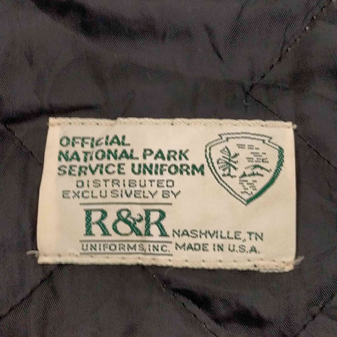R&R UNIFORMS.INC USA製 70s キルティングライナー付き ユニフォーム ジャケット メンズ import:L