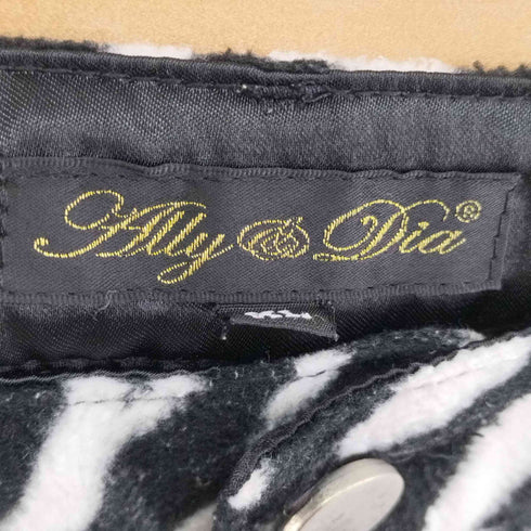 アーリーアンドダイア Ally&Dia 裾ロゴ ポリレーヨン ゼブラ柄ショーツ メンズ JPN:XL
