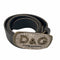 ドルチェアンドガッバーナ DOLCE&GABBANA ロゴバックル レザーベルト メンズ
