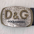 ドルチェアンドガッバーナ DOLCE&GABBANA ロゴバックル レザーベルト メンズ