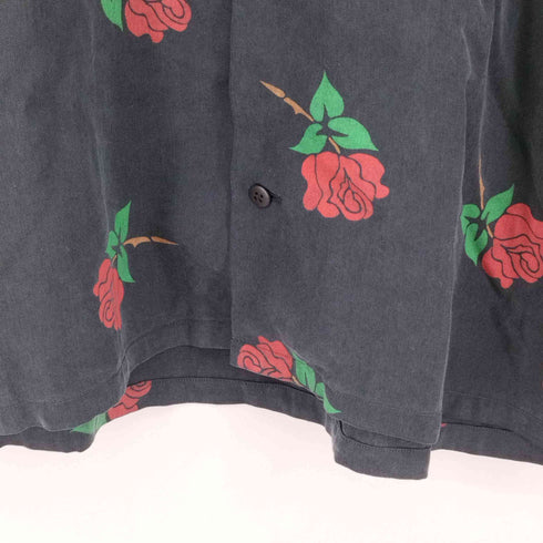 ロットワイラー ROTTWEILER 18AW Rose Open Collar LS Shirt メンズ import:L