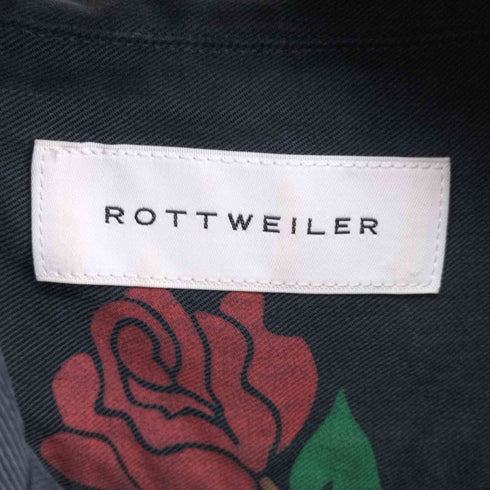 ロットワイラー ROTTWEILER 18AW Rose Open Collar LS Shirt メンズ import:L
