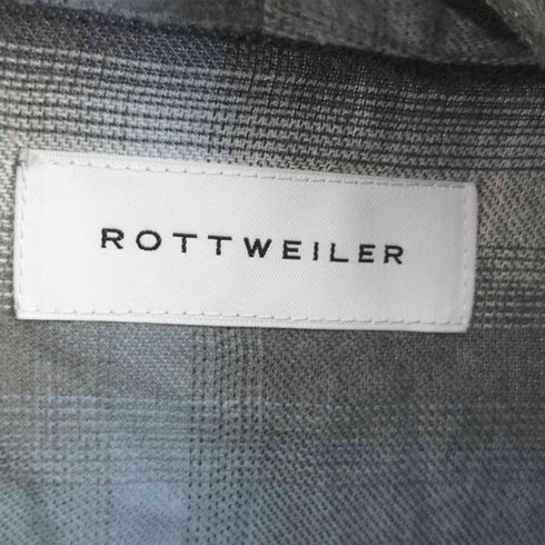 ロットワイラー ROTTWEILER CHECK NEL GOWN メンズ JPN:S