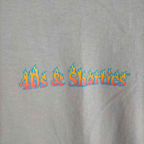 フォーティーズアンドショーティーズ 40S & SHORTIES ロゴプリントクルーネックTシャツ メンズ JPN:XL
