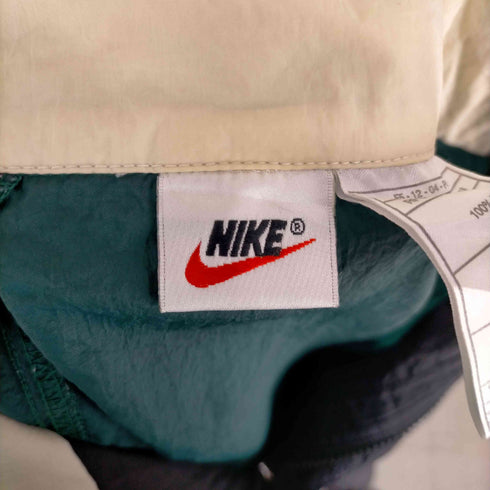 ナイキ NIKE 90S 銀タグ スウッシュ刺繍ナイロンブルゾン メンズ JPN:M