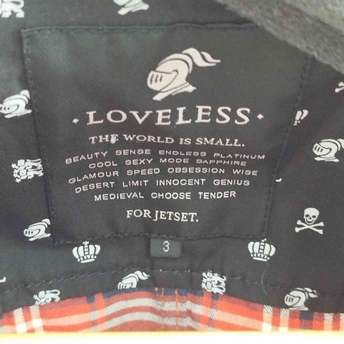 ラブレス LOVELESS チェックチェスターコート メンズ JPN:3