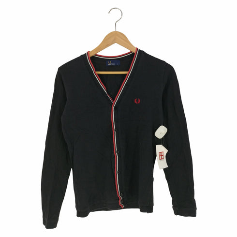 フレッドペリー FRED PERRY ロゴ刺繍 コットンニットカーディガン メンズ JPN:S