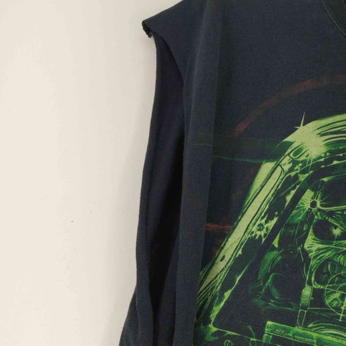 ヘインズ Hanes 90-00S ノースリーブバンドTシャツ メンズ import:XL