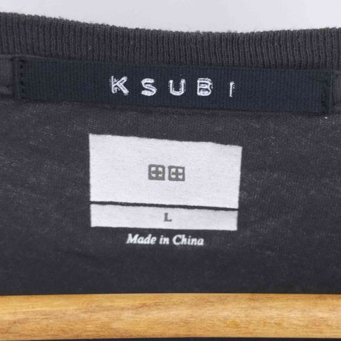 スビ KSUBI Xandu Tee In Black フロントプリント S/S Tシャツ メンズ JPN:L