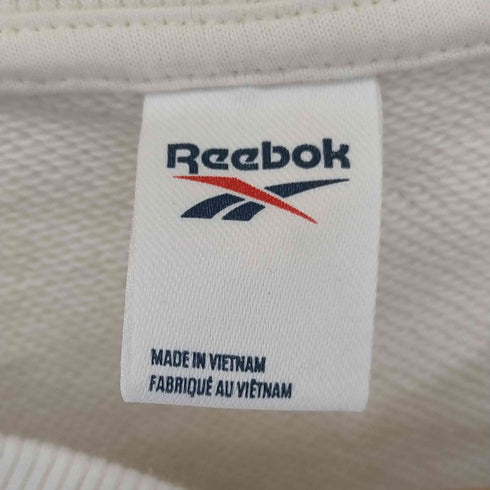 リーボック Reebok Classics Cotton French Terry Cover-Up 短丈 ロゴ刺繍 スウェットトレーナー レディース JPN:M