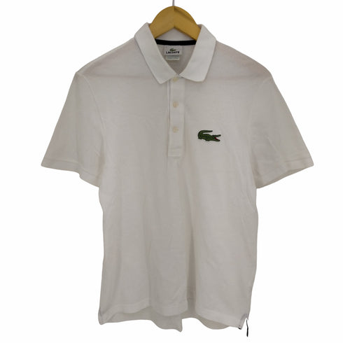 ラコステ LACOSTE 90-00s ペルー製 ロゴワッペン 鹿の子ポロシャツ メンズ 5