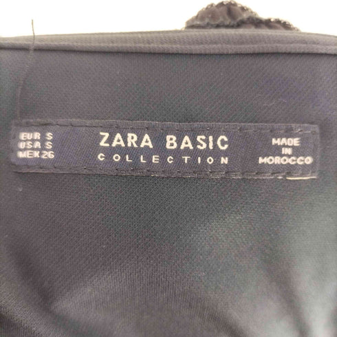 ザラ ZARA 花刺繍 シースルーワンピース レディース import:S