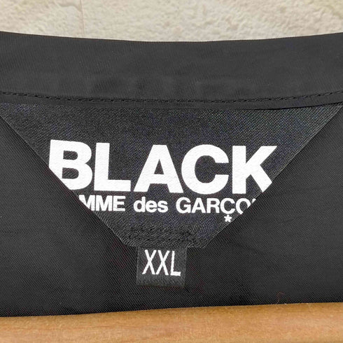 ブラックコムデギャルソン BLACK COMME des GARCONS 製品洗い加工 バック刺繍 ライナーロングコート メンズ JPN:XXL