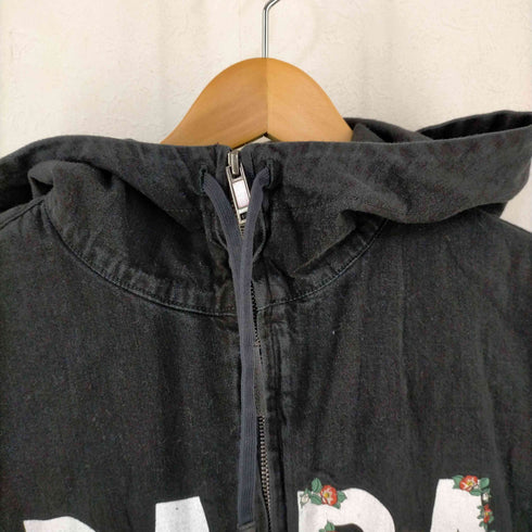 クリスチャンダダ CHRISTIAN DADA 和柄刺繍 カットオフ フーディジャケット メンズ JPN:48