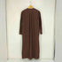 フランネルソル PHLANNEL SOL Stand Collar Shirt Dress スタンドカラーシャツドレス レディース JPN:1