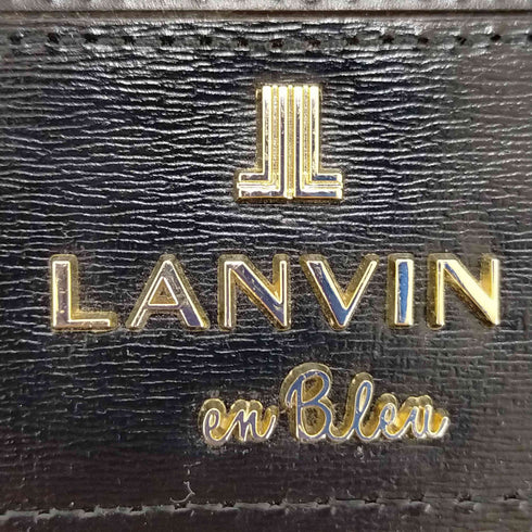 ランバンオンブルー LANVIN en Bleu 切替デザイン 三つ折り財布 レディース