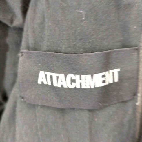 アタッチメント ATTACHMENT アームレザーウール変形ダブルジップジャケット RIRIジップ メンズ JPN:3