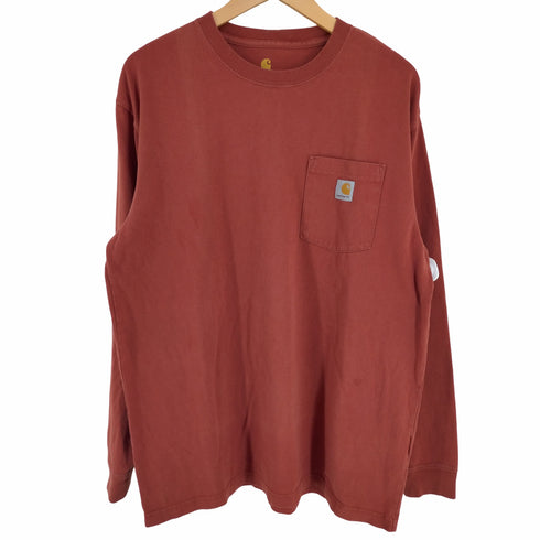 カーハート Carhartt ORIGINAL FIT HEAVYWEIGHT L/S POCKET T-SHIRT メンズ JPN:L