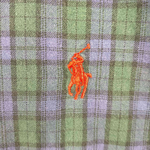 ラルフローレン RALPH LAUREN BLAKE ポニー刺繍 チェックBDシャツ メンズ import:XXL