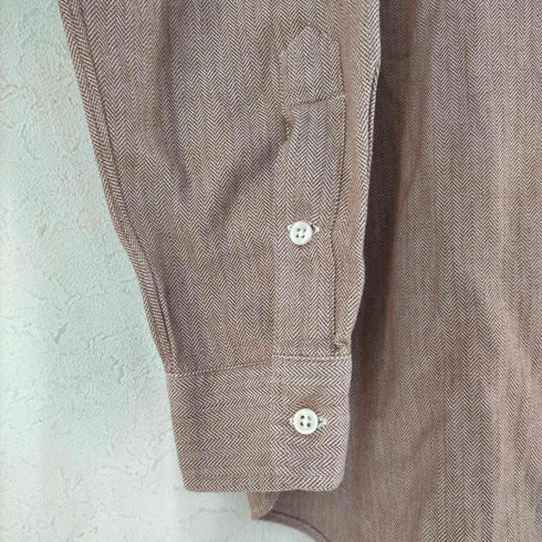 ラルフローレン RALPH LAUREN BLAKE ポニー刺繍 ヘリンボーン BDシャツ メンズ import:L