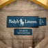 ラルフローレン RALPH LAUREN BLAKE ポニー刺繍 ヘリンボーン BDシャツ メンズ import:L
