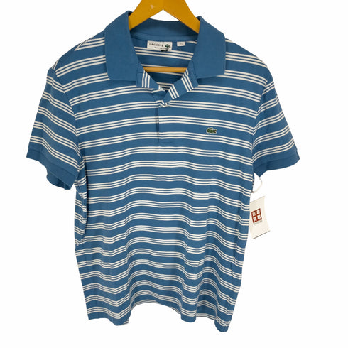 ラコステ LACOSTE ボーダーポロシャツ メンズ JPN:M