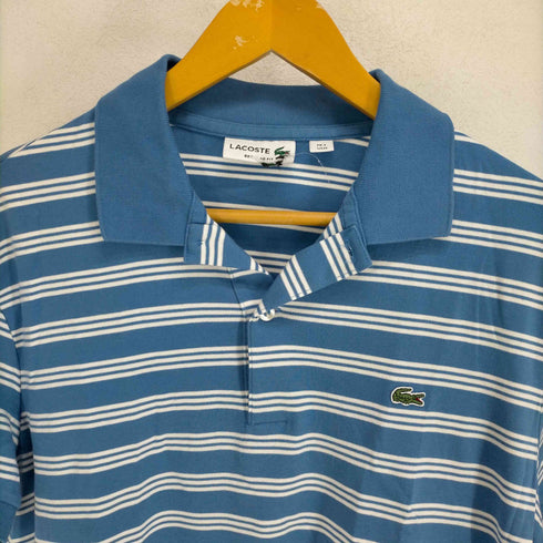 ラコステ LACOSTE ボーダーポロシャツ メンズ JPN:M